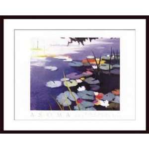   Lilies   Artist Tadashi Asoma  Poster Size 27 X 35