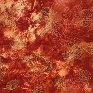  Indian Summer metallic quilt fabric by Hoffman, G9007 52G 