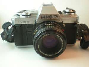 Minolta X 370 Manual Camera w/ Original MD 50/1.7 Lens  
