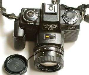 MINOLTA 110 ZOOM SLR MARK II CAMERA W AUTO 118X FLASH  