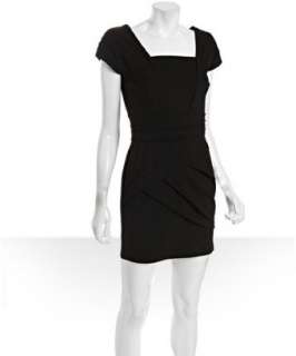 style #316659801 black stretch Kate square neck layered dress