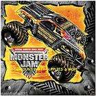 Monster Truck Jam Stickers 2 Sheets NEW, Monster Truck Jam Tablecover 
