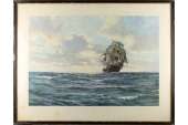 Montague Dawson Silvered Way Maritime Print Picture  