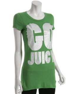 Juicy Couture green cotton Go Juicy t shirt tunic   up to 70 