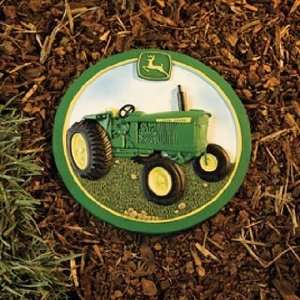   John Deere Tractor No Roof Stepping Stone   Set of 2 Patio, Lawn