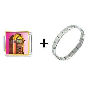  Rock n Roll Jukebox Italian Charm Pugster Jewelry