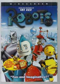 ROBOTS DVD DTS 5.1 SURROUND WIDESCREEN ROBIN WILLIAMS 024543193913 