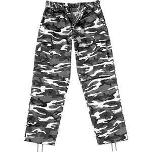 CITY Camouflage Military Army Style BDU Uniform PANTS  
