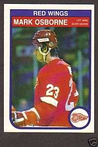 1982 83 OPC Hockey Mark Osborne #93 Red Wings NM/MT  