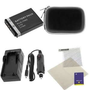  Battery Charger with Car Adapter + Lithium Ion Battery 