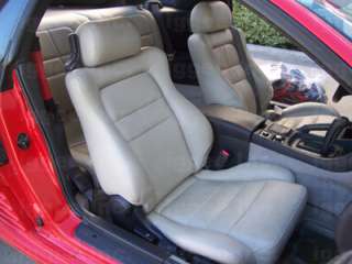 MITSUBISHI 3000GT 91 99 LEATHER LIKE CUSTOM SEAT COVER  