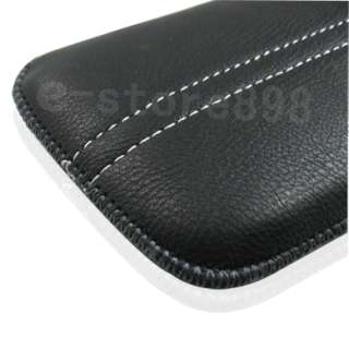 New Leather Case Pouch + LCD Film For NOKIA C7 q  