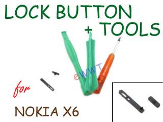   Key Lock Button Set Repair Part Unit+Tools for Nokia X6 ZVMA208  