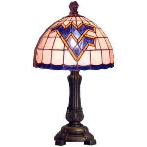   West Virginia University Stained Glass Accent Lamp