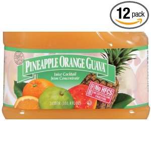 Langers Pineapple Orange Guava Juice, 16 Ounces (Pack Of 12)