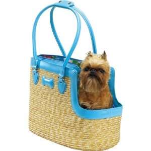  LARGE   16 IN  Hawaiian Hound Straw Pet Carriers Kitchen 