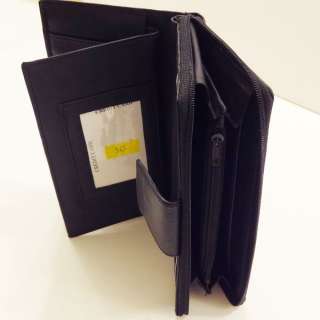   Leather Credit Card Checkbook Organizer Lady/Men Wallet New #545