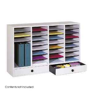   32 Compartment 2 Drawer Literature Organizer HDA181