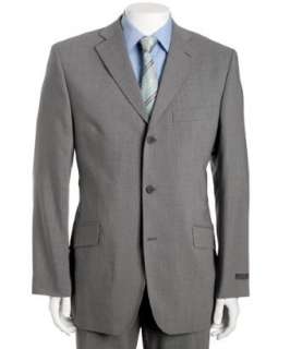 Ted Baker Endurance grey wool 3 button MKIII suit with flat front 
