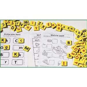  Magnetic Word Building Tiles Toys & Games