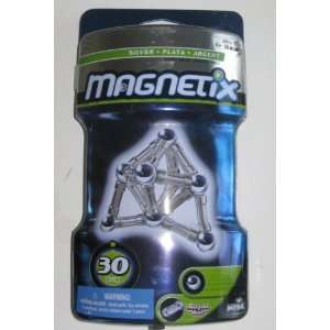  Magnetix 30 Piece Silver Set Toys & Games