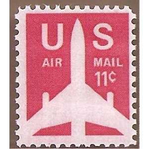  Stamps US Air Mail Silohouette Of Jet Airliner Sc C78 