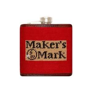 Makers Mark Needlepoint Flask by Smathers & Branson  