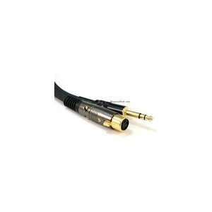  10 FT Premium Quality XLR Female to 1/4 inch TRS Male Cable 