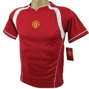  MANCHESTER UNITED SOCCER OFFICIAL LOGO FIELD JERSEY YOUTH 