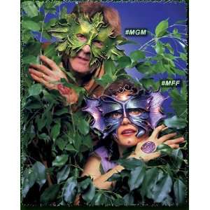  Green Man and Fairy Moth Masks