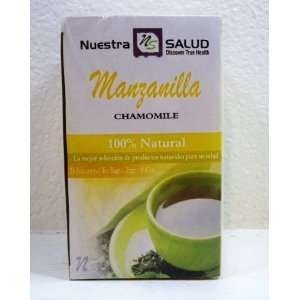 Manzanilla   Chamomile Filter Tea Bags Ns 3 Pack  Grocery 
