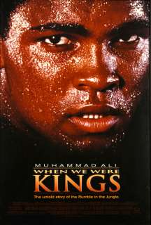 Cuando éramos cartel de película de reyes Orig 1997 Mohamed Ali