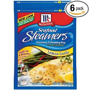 McCormick Lemon Garlic Seafood Steamers, 1 Ounce Units (Pack of 12)