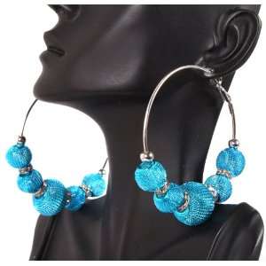   Earrings with 5 Mesh Disco Balls with Small Stones Mob Wives Paparazzi