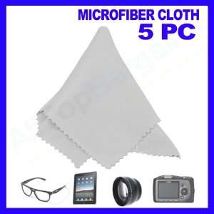  5 pc Microfiber Optical Cleaning Cloth Eyeglass Lens Lcd 