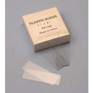 Plastic Microscope Slides, 3 x 1, 144/pack  Industrial 