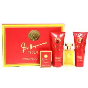  TOUCH Perfume. 4 PC. GIFT SET ( EAU DE TOILETTE SPRAY 3.3 