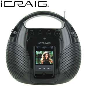 ICRAIG ® AM/FM PORTABLE DOCKING STATION IPOD IPHONE NEW  