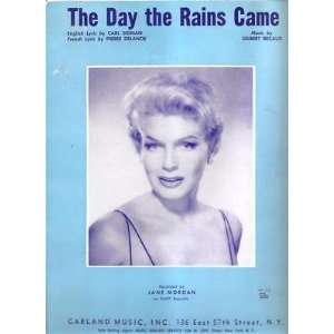  Sheet Music The Day The Rains Cameane Morgan 156 