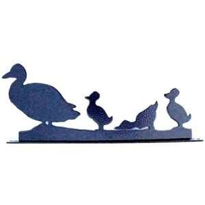  Hammered, Black Duck Family Mailbox Topper