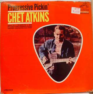 CHET ATKINS progressive pickin LP vinyl LPM 2908 VG+  