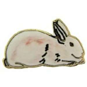  New Zealand White Rabbit Pin 1 Arts, Crafts & Sewing