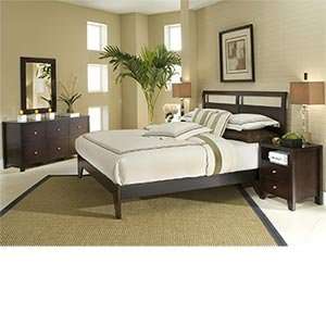  King Bedroom Set Bed, 2 Nightstands, Dresser, Mirror