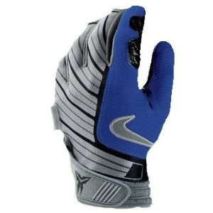  Nike Treadlock Vapor Football Gloves Blue and Black 