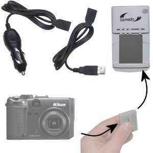  Portable External Battery Charging Kit for the Nikon Coolpix P6000 