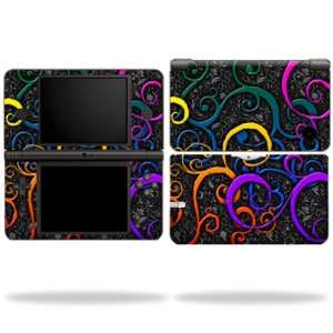   Skin Decal Cover for Nintendo DSi XL Skins Color Swirls Video Games