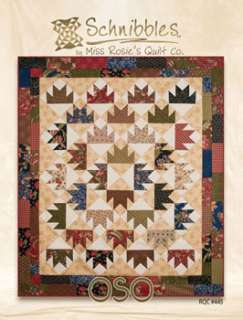 OSO Quilt PATTERN 5 charm square Schnibbles miss rosie  