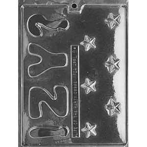   STARS Letters & Numbers Candy Mold Chocolate