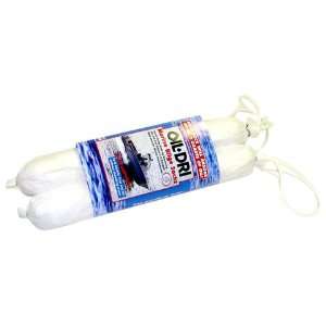 Oil Dri L90809 White Bilge Sock, 3 Dia x 18 L (Box of 10 Packs, 2 