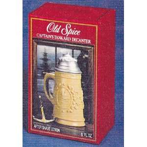  Old Spice Captains Tankard Decanter After Shave Lotion 6 